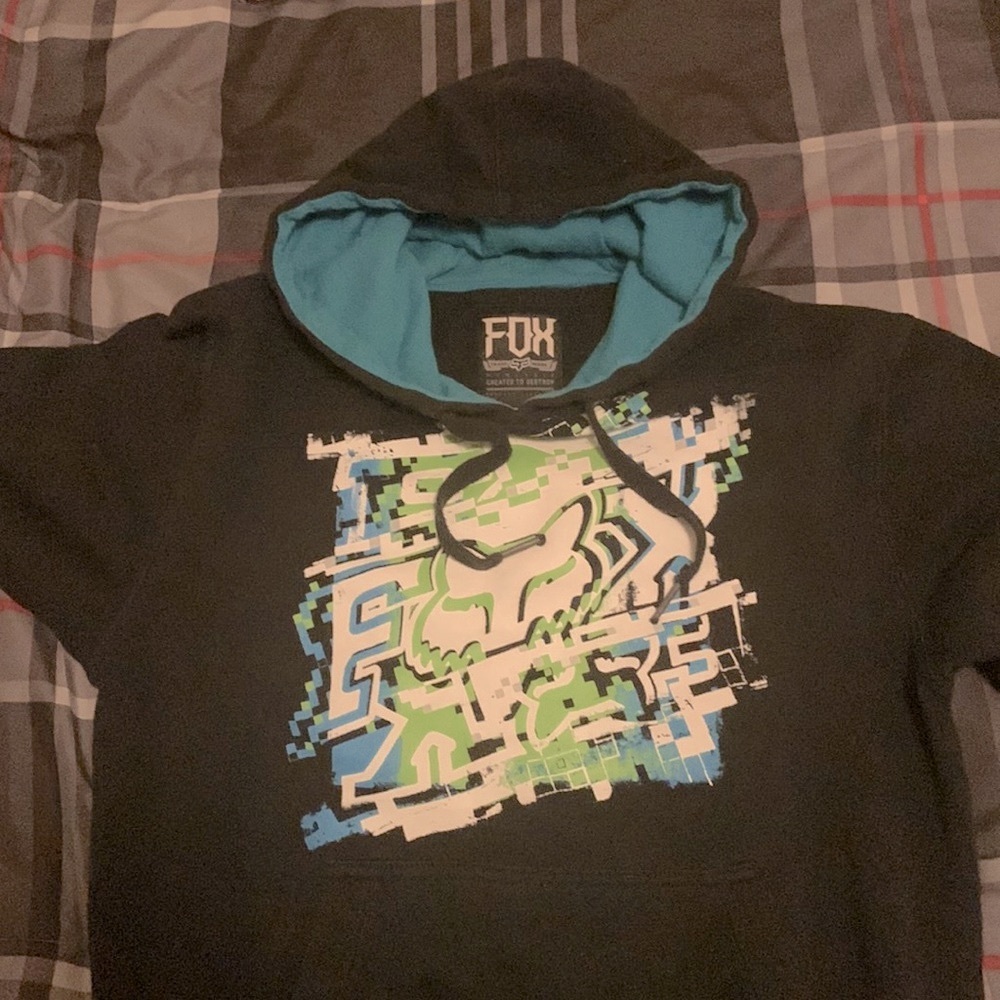 Fox racing hooded sweatshirt